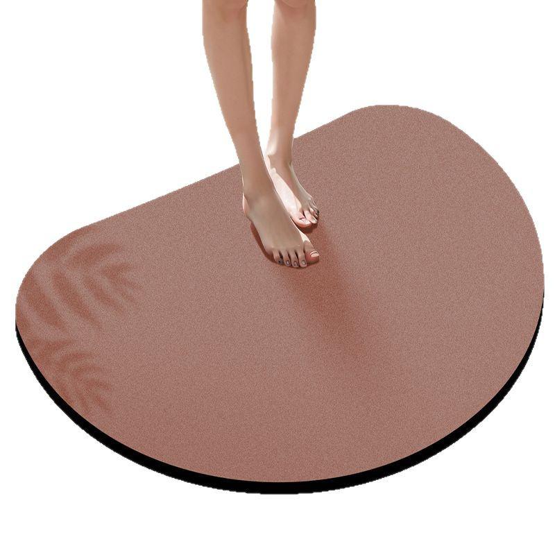 Tappetino da Bagno Antiscivolo Asciugatura Rapida: Colore Puro, Assorbente, Resistente allo Sporco, Facile da Curare.