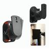 1 Pair Speaker Wall Mount Bracket ABS Plastic Holder Shelf 5KG Load Capacity for Home