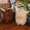 Highland Cow Plush Toy For Home Decor And Play Scottish Cattle Stuffed Animal