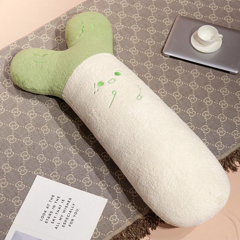 

Non-Toxic Long Plush Toy Stuffed Doll Cartoon Vegetable Green Onion Pillow Cushion Bean Sprout Sleep Birthday Gift 110cm