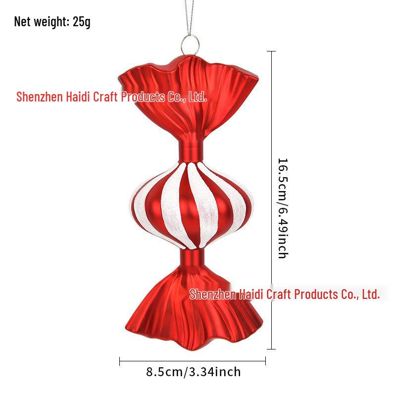 Electroplated Candy Pendants for Christmas Tree Decorations and Photography Props