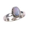 Natural Australian Opal Gemstone Handmade 925 Solid Silver Gift Ring S.6.5 Q0Y76