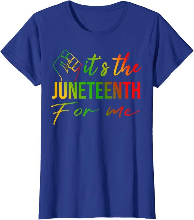 Its The Juneteenth for Me Freeish Since 1865 Independence Day TShirt Black Pride with Pan African Flag Graphic Tee Tops Gift