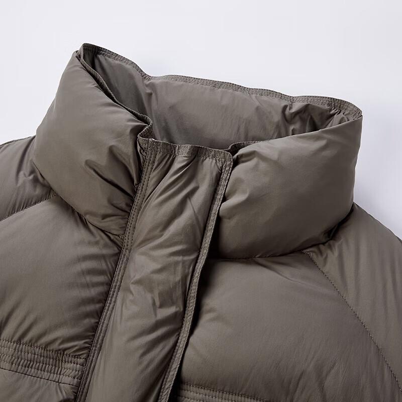Xiangying Women's Loose Short White Duck Down Jacket