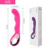 Waterproof Silicone Wave Messenger Massager - 1st & 2nd Gen, Vibrating AV Stick for Adults