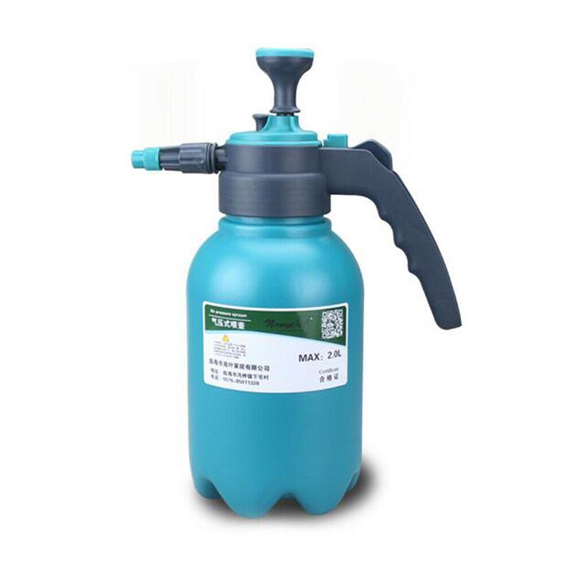 Pulverizator chimic de apă de 2 litri, sticlă portabilă de pulverizare portabilă pentru grădină