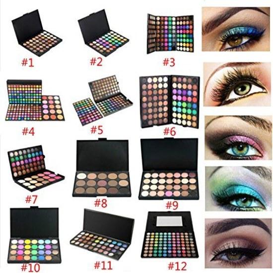 KOZEEY 120 Color Options Matte Beginner Professional Stage Makeup Cosplay Bright Eyeshadow Palette Salon Wedding Party Virtual