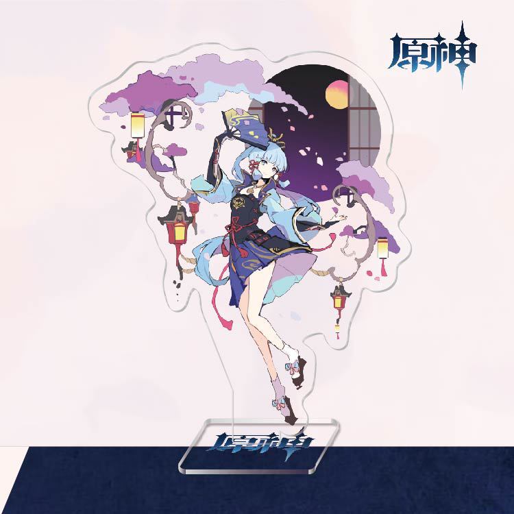 Anime Sexy Genshin Impact Figure Kaedehara Kazuha Kamisato Ayaka Xiao Hutao Acrylic Stand Model Plate Desk Decor Cosplay