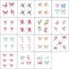 15Pcs Waterproof Temporary Tattoo Stickers Set Mini Finger Fake Tattoo  for Women Girl Body Art