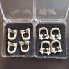 4 pièces/boîte outils dentaires matériaux pince de barrage en caoutchouc matériau en résine soins bucco-dentaires dentiste dentisterie Odontologia Instrument de laboratoire