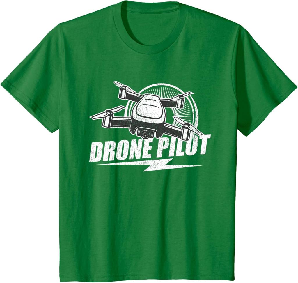 Drone Pilot Funny Quadcopter RC Flying Drones Gift Idea design 100 cotton Oneck short sleeve casual printed mens Tshirt