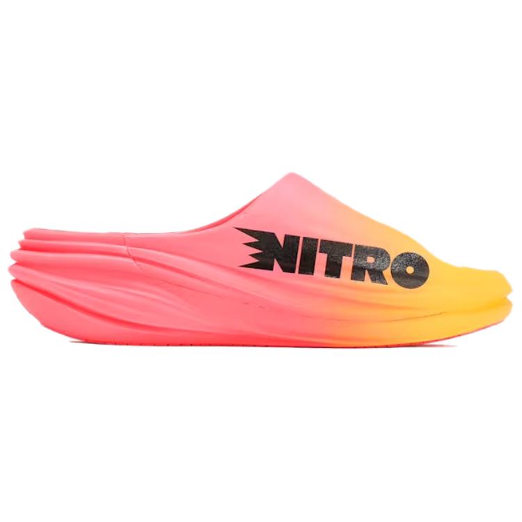 Puma Unwind Nitro Cat Active Comfortable Non-Slip Slide Sandals Unisex Sandals Red Black 379895-10