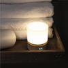 Warm White Light Timer Night Light Infinite Dimming Cylindrical Shape LED Bedside Lamp Round Design Small Size