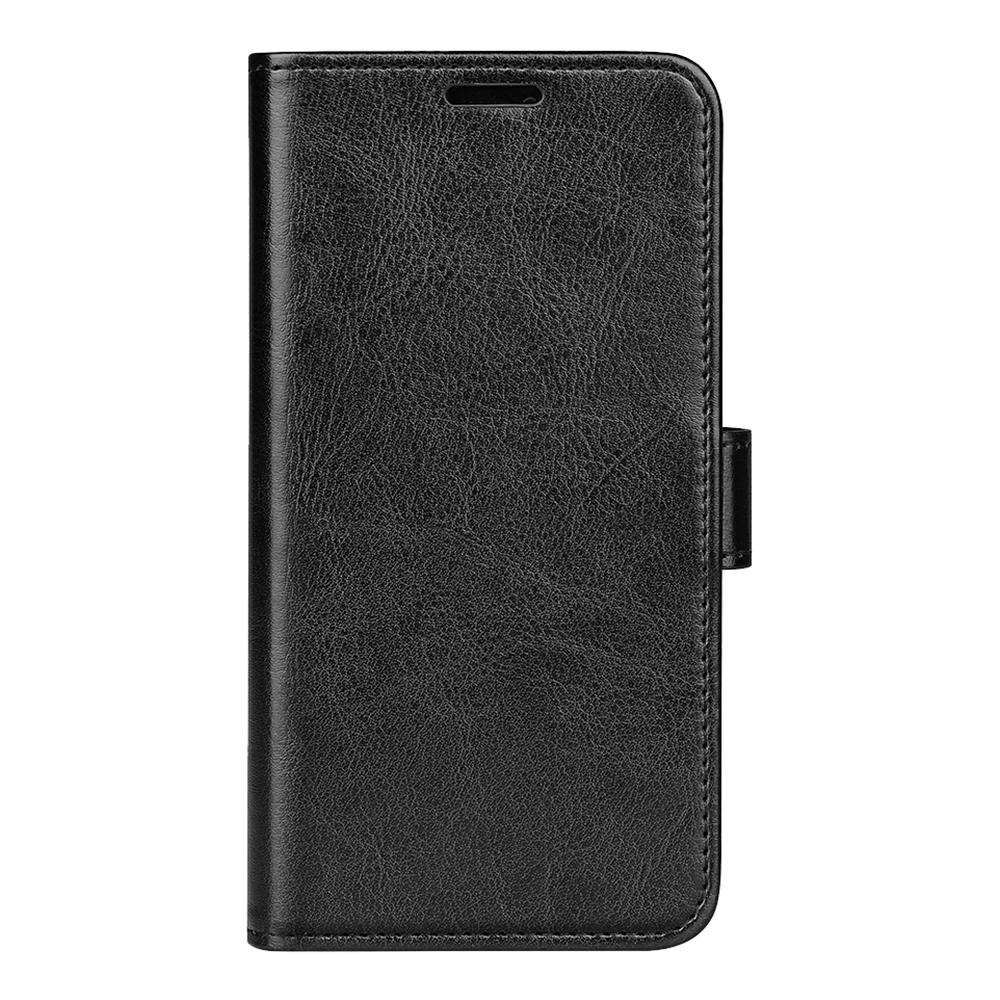 Etui Portfelowe Crazy Horse z Klapką i Stojakiem na Motorola Moto E15 4G