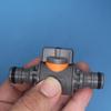 Plastic Garden Hose Quick Connect Valve Set - Universal Thread Ball Valve Switch for Car Wash and Pipe Repair