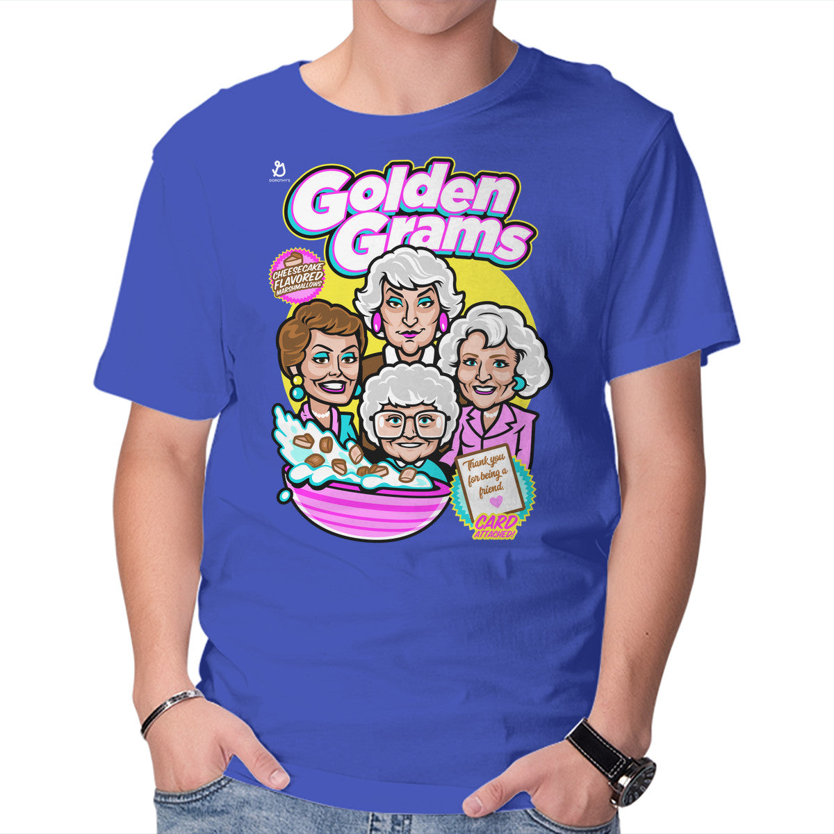 Unisex Crew Neck T-Shirt Golden Grams Graphic Short Sleeve Casual Tee XXXL