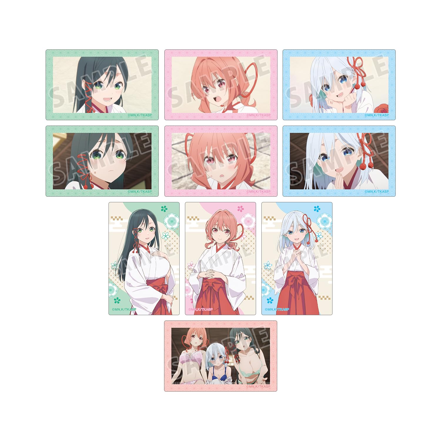 

ТВ Аниме Amagami-san s Enmusubi Коллекционные наклейки-карточки Коробка 10 штук