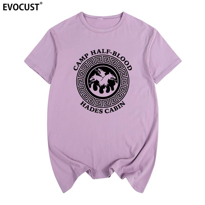 Camp Half Blood Hades Cabin Percy Jackson Harajuku Unisex T-shirt Cotton Men T shirt New women TEE
