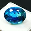 Blue Green Oval Cut 12 Carat Natural Sapphire   Loose Gemstone Ring Size