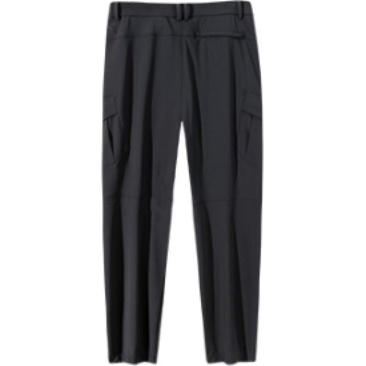 Anta Comfortable Woven Versatile Sports Long Pants Men Bottoms Basic-Black 152447525N-2