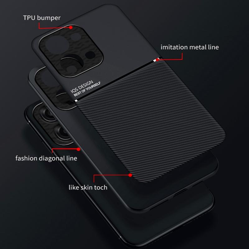 Rugged Non-Slip Case for OPPO A6 Pro 5G 4G Protective Cover Magnetic Suction Holder Coque Fundas Capa