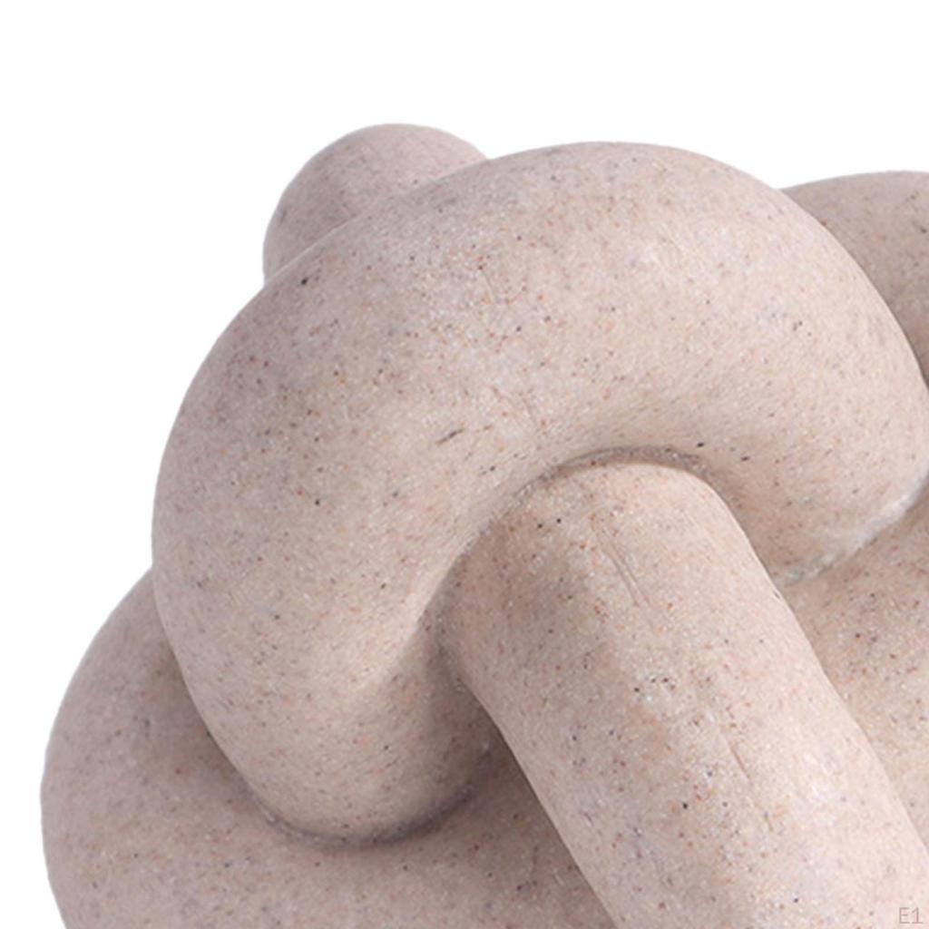 Knot Geometric Sculpture Tabletop Ornament Creative Simple Decorative Figurine Modern Statue for
