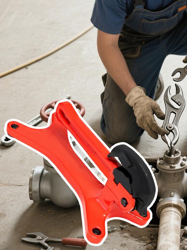 Manuel Pipe Clamps Pipeline Support Solid Base Spring LoadedJawsMultifunctional Tool Gear Portable Aluminum Tube Vice