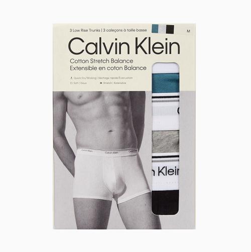 [CK] Men's Balance Low Rise Trunk 3-Pack NP2765OZLM [Shipped from Korea] 100% Authentic
