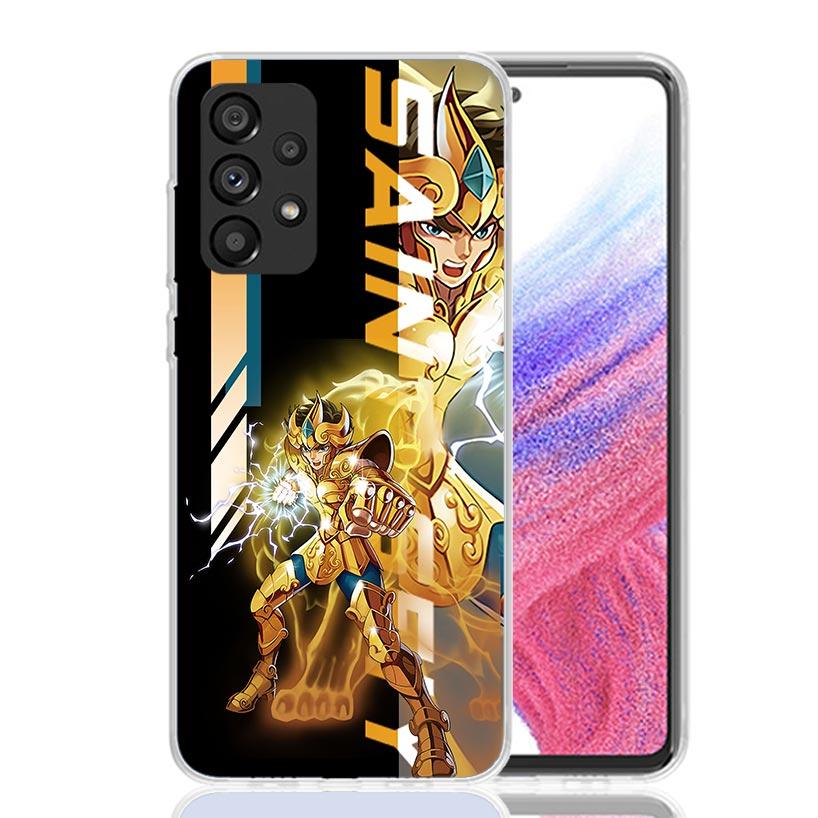 Anime Saint Seiya Case Phone Cover for Samsung Galaxy A17 A16 A15 A14 A13 A56 A55 A54 A53 A36 A35 A34 A33 A26 A25 A24 A23 A05S G
