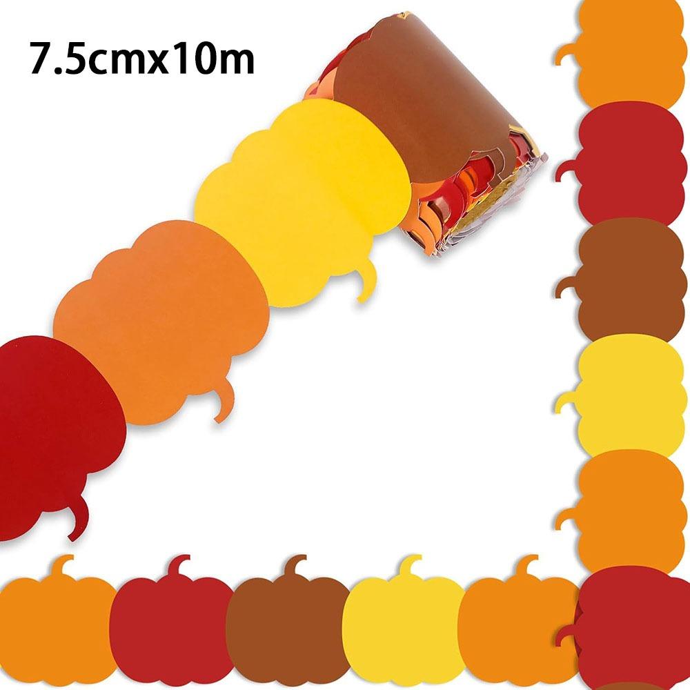 Colorful Bow Border Decorative Sticker Self-Adhesive DIY Poster Border Stickers Flower Black Board Decorative Stickers