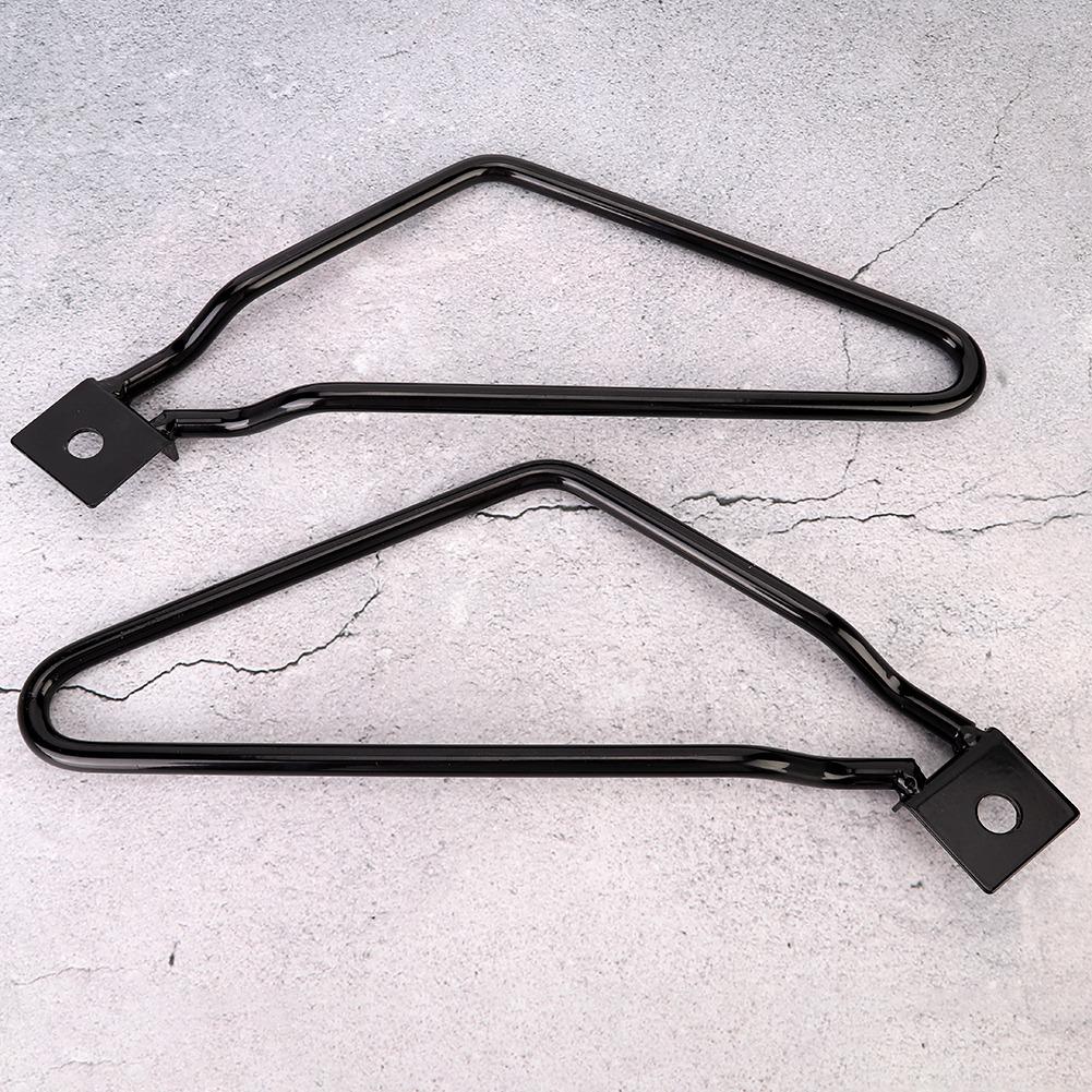 Universal Motorcycle Iron Saddlebag Mount Brackets Support Accessories