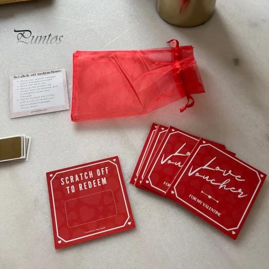 Biglietti San Valentino Da Grattare - 20 Carte Con Messaggi Segreti, Regalo Romantico Fai Da Te Per Lui/lei