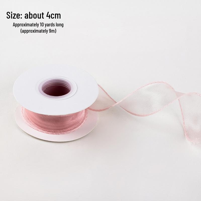 Elegant Fishtail Silk Ribbon for Cake and Bouquet Decoration