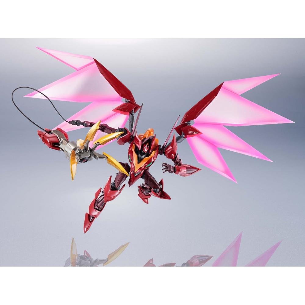 KOVOVÝ ROBOT Spirits Code Geass [SIDE KMF] Guren Seiten Hachipoku Styl Přibl.. 145mm ABS&PVC&Diecast Malovaná pohyblivá figurka