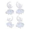 4Pcs Silicone Molds For Making Heartwarmings Grandma And Grandchild Plasters Epoxy Resin Hanging Decorations Ornaments