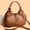 Fashionable Solid Color Design Zipper Shoulder Bags 2026 Hot Sale Exquisite Personality Creative Tassel Women's Crossbody Bags