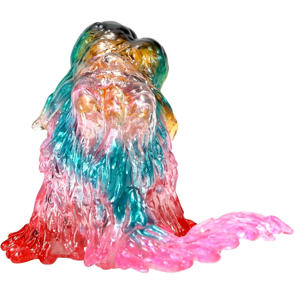 CCP Godzilla EX Series Medium Size Psychedelic Color Clear Version 90mm PVC Painted Soft Vinyl Figure