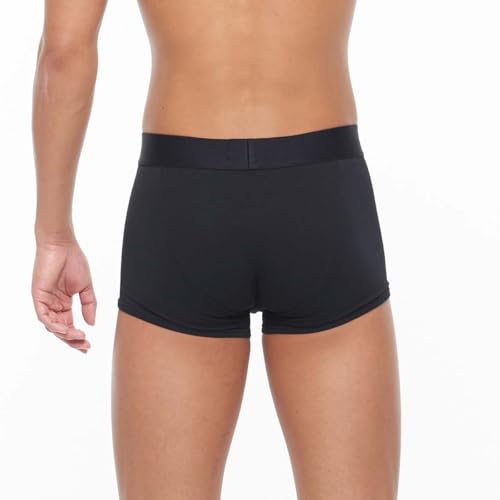 Emporio Armani Iconic Logo Band Boxer Shorts, Men's, EU Size, 54047299, M (EU Size), 98. Black