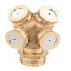 Copper Agricultural Sprayer Nozzle for Garden Seedling, Dust Removal, Cooling, and Pesticide Application with Single/Double Spray Option