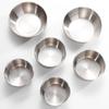 Stainless Steel Silver Sauce Dishes Appetizer Seasoning Tray French Fries Ketchup Cup Hot Pot Dipping Bowl Specialty Tableware