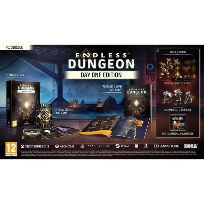 Jeu pc - koch media - endless dungeon - action/stratégie - coop à 3 joueurs - roguelite