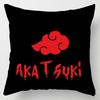 Anime Naruto Printed Pillow Case Red Cloud Uchiha Itachi Action Figures Square Pillow Covers Cushion Sofa Decor Cover Toys Gift