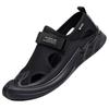 Herren Sommer neue Outdoor Strandschuhe Herren Papa Schuhe dünne leichte atmungsaktive Mesh Schuhe Sandalen