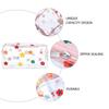 Cosmetics Storage Bag See Through Travel Toiletry Bag Portable 175x10cm 1Pack