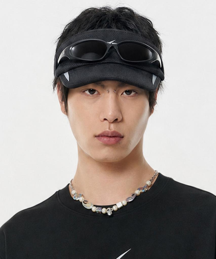 NODE LABS Dev:11 Sunglass Cut Sun Visor_Black