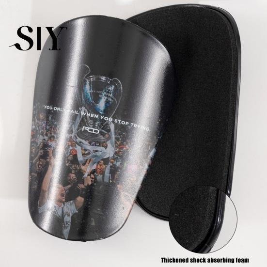 Mini Size Soccer Shin Pads 1 Pair Miniature Football Guards Leg Protector EVA Foam for Men Women Tiny Protective Training Competition Lightweight