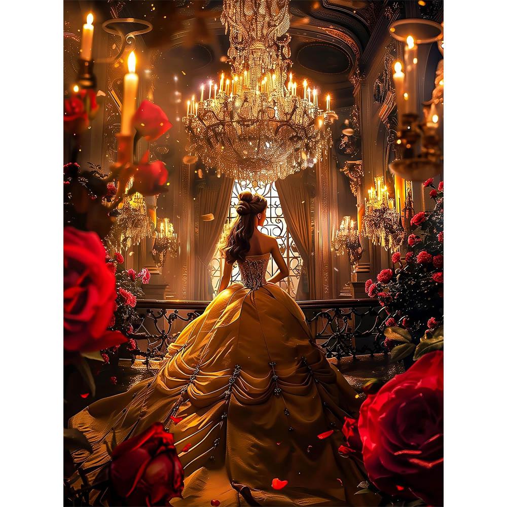 Disney Haft Diamentowy Jaśmin Piękna Śpiąca Królewna Mozaika Haft Krzyżykowy Malowanie Księżniczka Pełny Kwadrat Nowość Sztuka na Ścianę