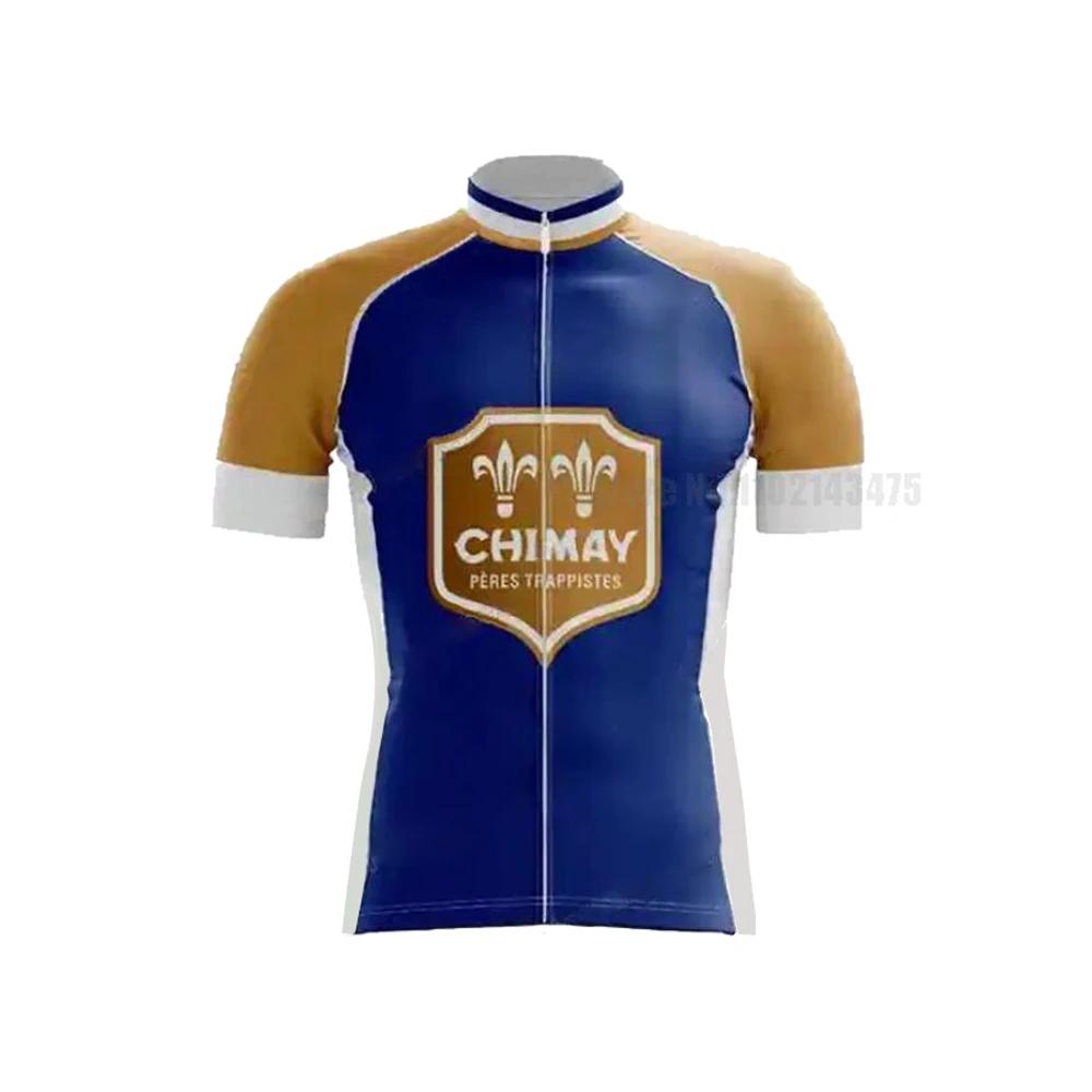 

Chimay Beer Cycling Jersey Set Short Sleeve Breathable Bike Jersey Maillot Ciclismo Hombre 2026 Summer Breathable Cycling Suit Set XS