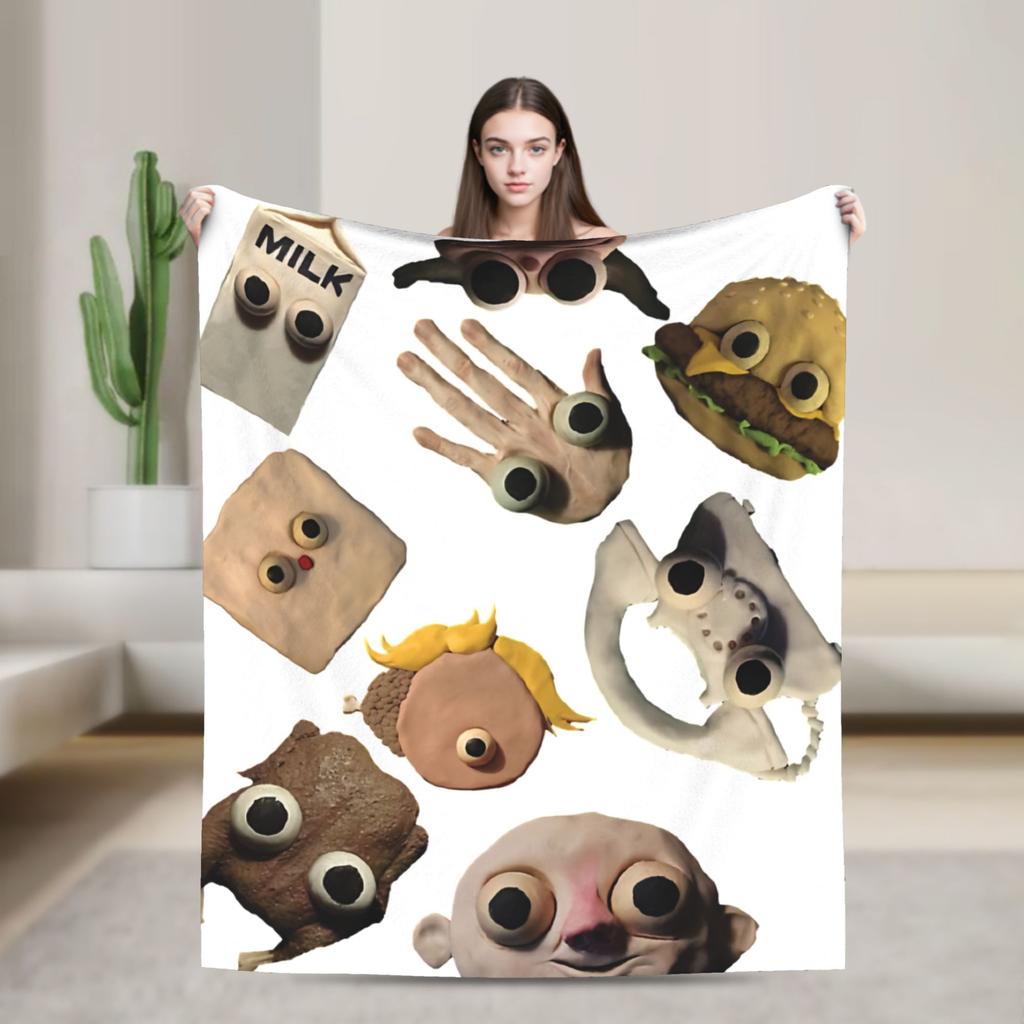 Jack Stauber Mix Blanket Super Soft Cozy Throw Blankets For Sofa 50X60 Inch Multiple Sizes Plush Thin Quilt
