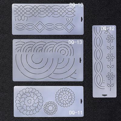 Patchwork Templates Quilting Ruler Templates Plastic Quilting Stencils Plastic Embroidery Sewing Templates DIY Sewing Tools